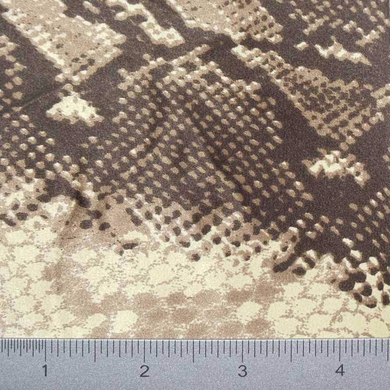 Silk Charmeuse Snakeskin Print