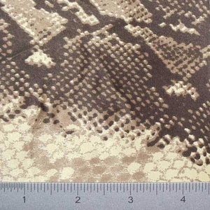 Silk Charmeuse Snakeskin Print