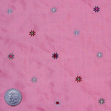 Silk Embroidered Multi Floral Shantung
