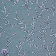 Silk Embroidered Vines Shantung - 44"