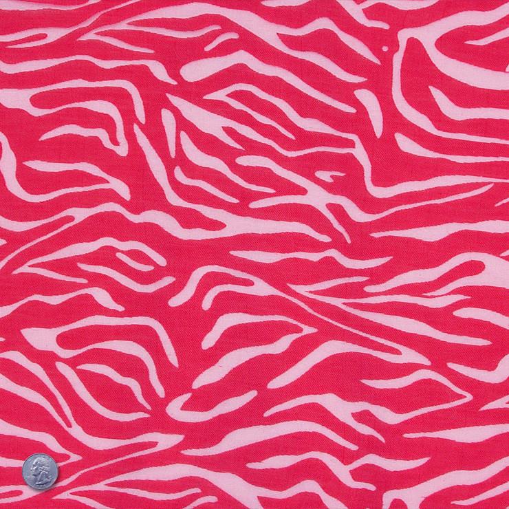 Zebra Burnout Linen