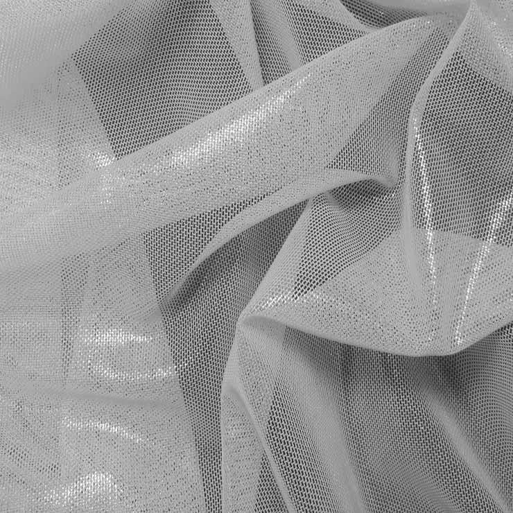 Nylon Metallic Stretch Mesh - NY Fashion Center Fabrics