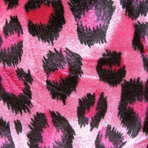 Spandex Leopard Print Velvet