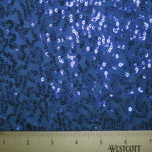 Squiggle Mini Sequins Spandex