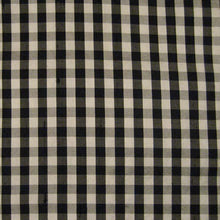 Silk Shantung Stripes and Checks Fabric