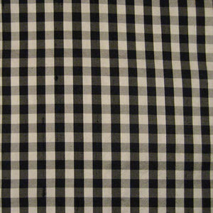 Silk Shantung Stripes and Checks Fabric
