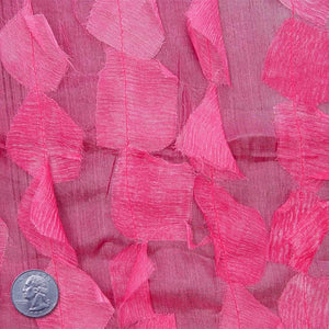 Silk Chiffon Novelty Petal Fabric