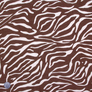 Zebra Burnout Linen