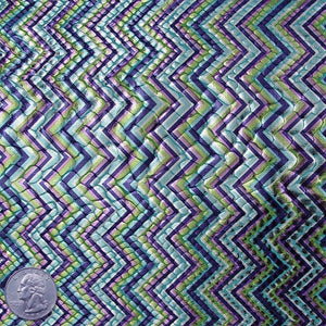 Zigzag Printed Spandex