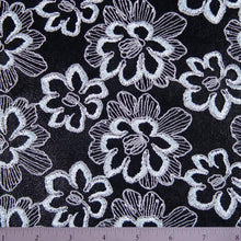 Nylon Floral Embroidery on Netting - NY Fashion Center Fabrics