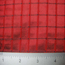 Silk Embroidered Grid Shantung