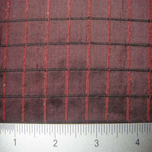 Silk Embroidered Grid Shantung