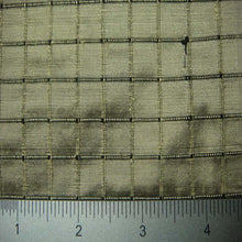 Silk Embroidered Grid Shantung