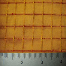 Silk Embroidered Grid Shantung