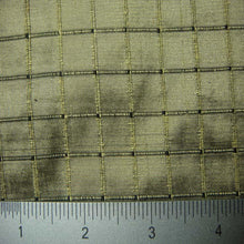 Silk Embroidered Grid Shantung