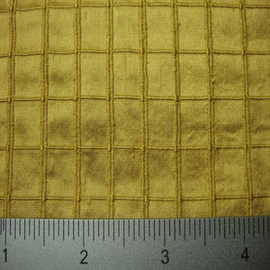 Silk Embroidered Grid Shantung
