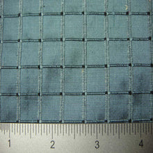 Silk Embroidered Grid Shantung