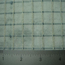 Silk Embroidered Grid Shantung