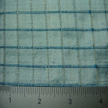 Silk Embroidered Grid Shantung