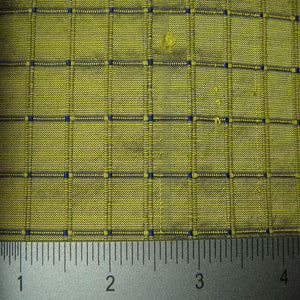 Silk Embroidered Grid Shantung