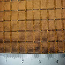 Silk Embroidered Grid Shantung