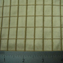 Silk Embroidered Grid Shantung