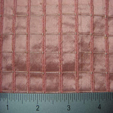 Silk Embroidered Grid Shantung