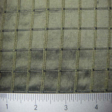 Silk Embroidered Grid Shantung