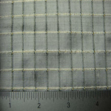 Silk Embroidered Grid Shantung