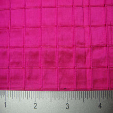 Silk Embroidered Grid Shantung