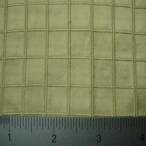 Silk Embroidered Grid Shantung
