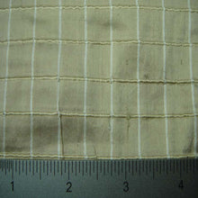 Silk Embroidered Grid Shantung
