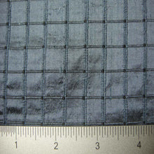 Silk Embroidered Grid Shantung