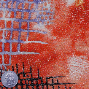 Fracture Print Spandex w/ Metallic Glitter - NY Fashion Center Fabrics