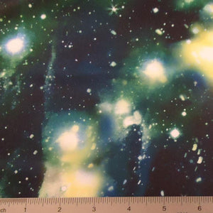 Space Spandex Print Fabric
