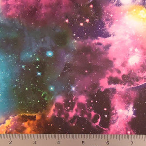 Space Spandex Print Fabric