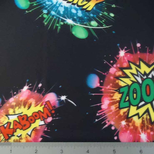Comic Print Spandex PS-4053 - NY Fashion Center Fabrics