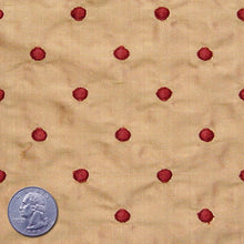 Silk Embroidered Dots Dupioni