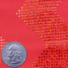 Foil Printed Chevron Spandex