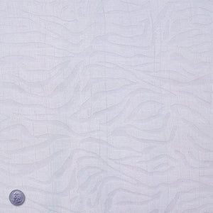 Zebra Burnout Linen
