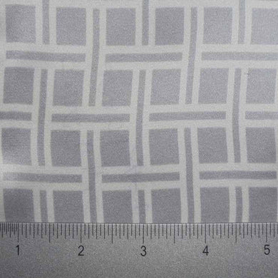 Silk Charmeuse Square Geo Print