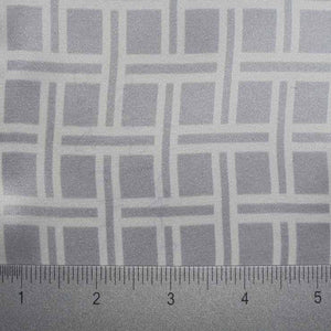 Silk Charmeuse Square Geo Print