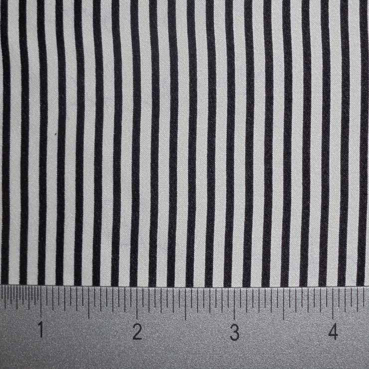 Silk Charmeuse Dress Stripe